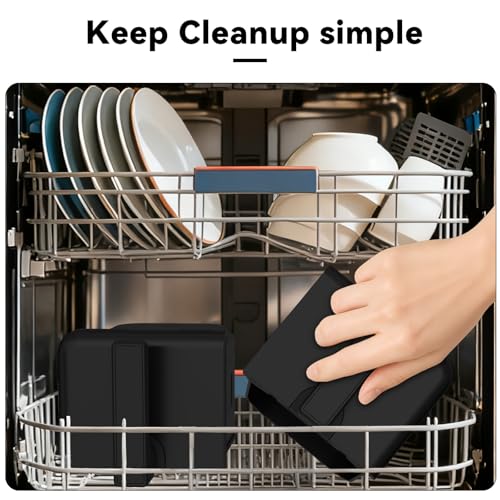 REABELL 4QT+4QT Dual Basket Air Fryer - Digital Touchscreen, Smart Sync Finish,Auto Shutoff, 2 Independent Nonstick Dishwasher-Safe Frying Baskets - 8 Quart Digital Double Air Fryer