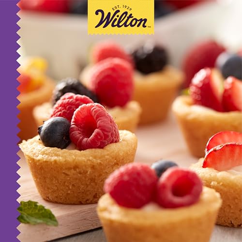 Wilton Gold Premium Non-Stick Warp-Resistant Bakeware, Made without PFAs, Muffin Pan, 24-cup, 16x10x1 in, Packaging May Vary