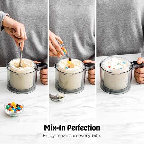 Ninja CREAMi Ice Cream Maker | 7-in-1 - IceCream, Gelato, Sorbet, Milkshakes, Mix-ins, Smoothie Bowls & More | Includes (1) Dishwasher Safe 16 oz. Pint with storage lid | Black | NC299AMZ