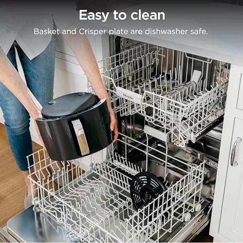 Ninja Air Fryer XL, 5.5 Qt, 5-in-1, Grey, AF150AMZ