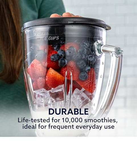 Oster® Classic Series 8-Speed Blender with 6-Cup Glass Jar, Gray
