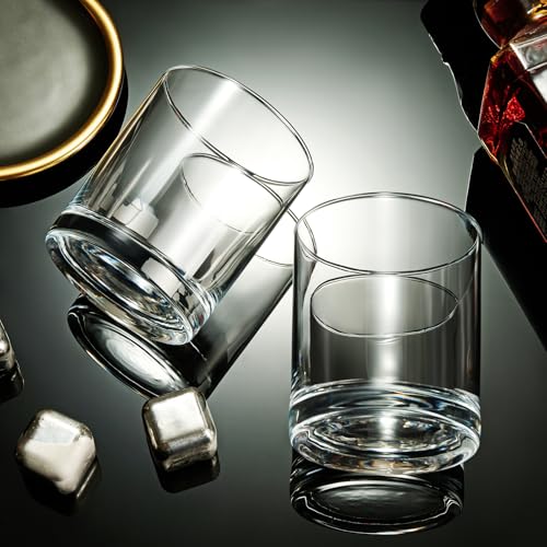 Fruit Punch Whiskey Glasses Set of 2, 10 OZ Old Fashioned Glass, Whiskey Glasses in Bar and Party, Whiskey Glasses, Bourbon Glass, Liquor Vodka, Whiskey Gifts for Men, Gift for Men, Christmas Gift