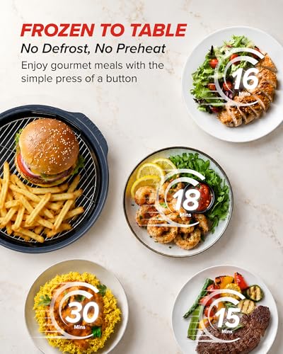 Nuwave Pro Plus 2 Air Fryer Oven, Infrared Countertop Convection, No Defrost No Preheat, Triple Combo Heating, 10-in-1 Multicooker, PFAS & BPA Free, 10LB Capacity, Dishwasher Safe Parts, 20660V03U