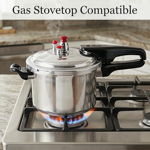 Pressure Cooker with Composite Bottom Mini Stovetop with Safety Valves
