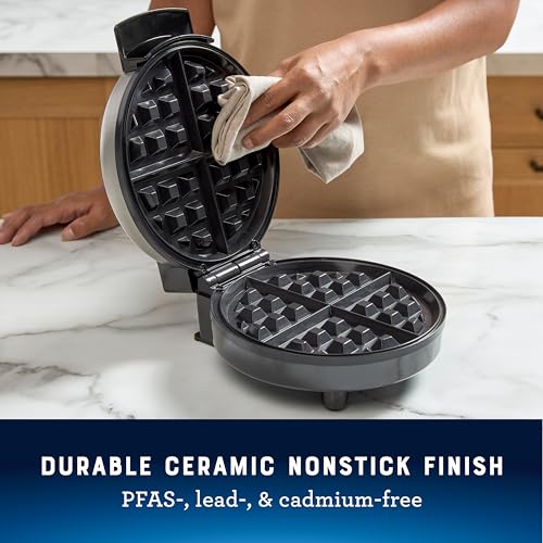Oster Nonstick Belgian Waffle Maker, Nonstick Ceramic Waffle Iron