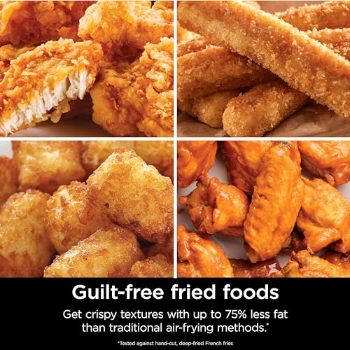 Ninja (Refurbished) Air Fryer Pro XL 6-in-1 with 6.5 QT Capacity, Max Crisp, Air Fry, Air Roast, Bake, Reheat, Dehydrate, Max Crisp Technology with 450F, Nonstick Basket & Crisper Plate (Renewed)