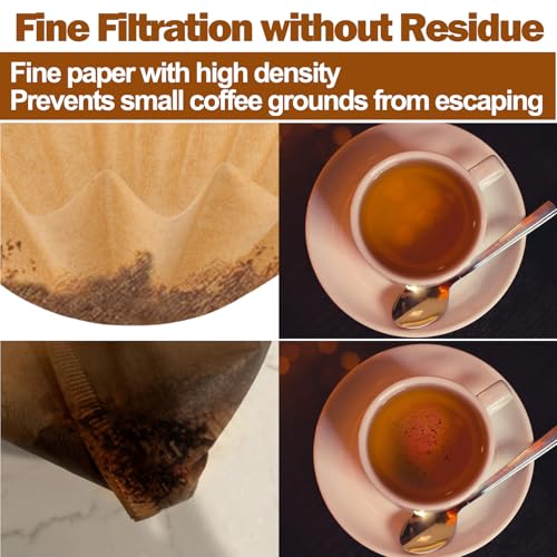 Palksky 150PCS Disposable Coffee Filters for Ninja PB051/PB041 Makers, Premium Replacement Paper Filter for Ninja Pod & Grounds Specialty Single-Serve, Enhance Flavor & Reduce Bitterness