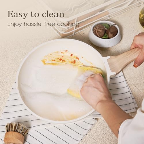 CAROTE 21pcs Pots and Pans Set, Nonstick Cookware Sets, Induction Cookware Kitchen Set Non Stick Cooking Set w/Frying Pans & Saucepans (PFOS, PFOA Free)