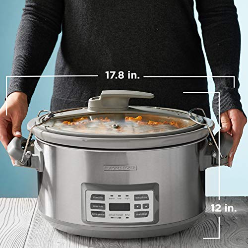 BLACK+DECKER 7-Quart Digital Slow Cooker with Sous Vide