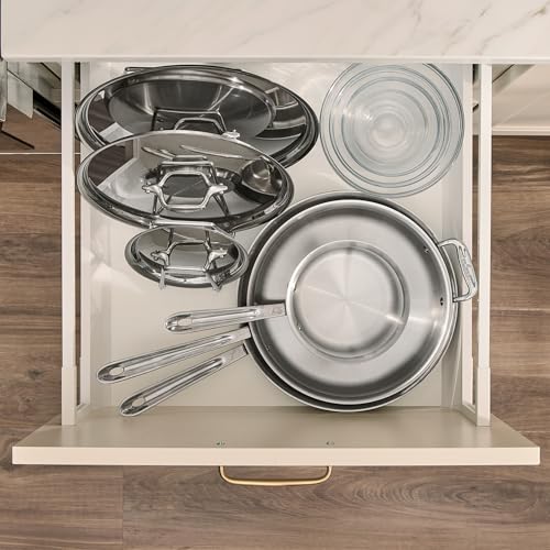 All-Clad D3® Stainless Steel 6 Piece Cookware Set- Made in USA- Includes 12" Fry Pan, 2 Qt Saucepan, 4 Qt Sautépan, Professional Grade -Oven Safe & Induction Compatible