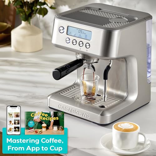 CASABREWS Ultra Espresso Machine, Barista Espresso Maker with Steam Wand