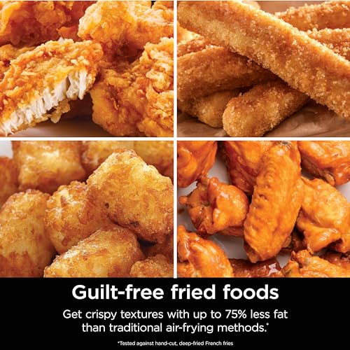Ninja (Refurbished) Air Fryer Pro 4-in-1 with 5 QT Capacity, Air Fry, Roast, Reheat, Dehydrate, Air Crisp Technology with 400F, crispy results in just minutes (Renewed)