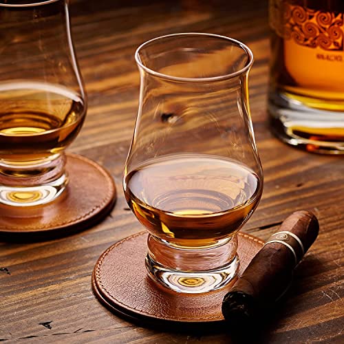 Whiskey Glasses Set of 6 - Clear Mint Julep Shot Glass Bar Gift Sake Sets, Old Fashioned Brandy Snifter Drinking Glasses Whisky Glass for Scotch Bourbon Liquor Tequila Gin Tonic Cognac Vodka Cocktail