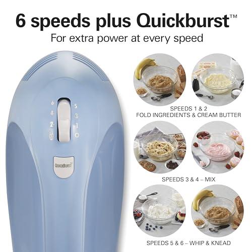 Hamilton Beach 6-Speed Electric Hand Mixer With Easy Clean Beaters
