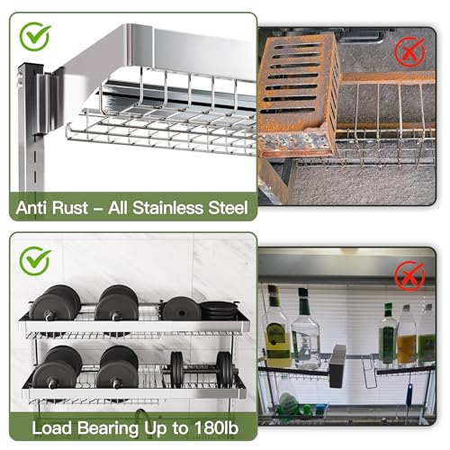 BOOSINY Over The Sink Dish Drying Rack, Extra Large Capacity Dish Drainer