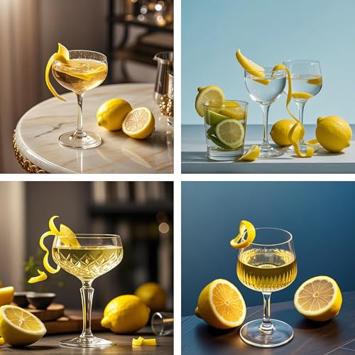 Channel Knife Lemon Peeler Zester-Garnish for Cocktail Mixers- Triangular, V-Shaped Stainless Steel Professional Grade Bar Tool-Fruit Peeler Zester (Peeler A)
