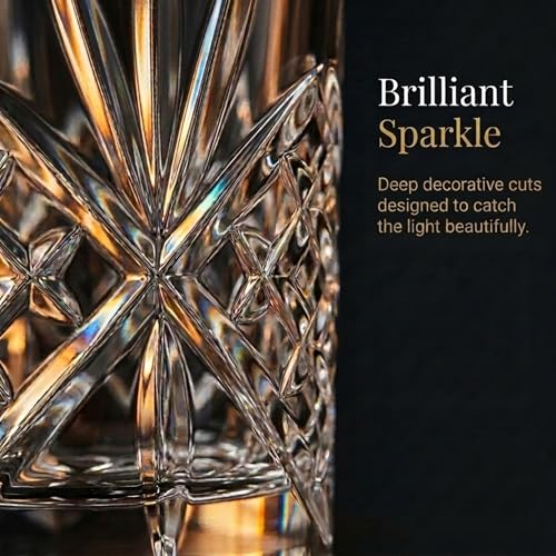 Godinger Dublin Crystal Highball Glasses, Set of 12