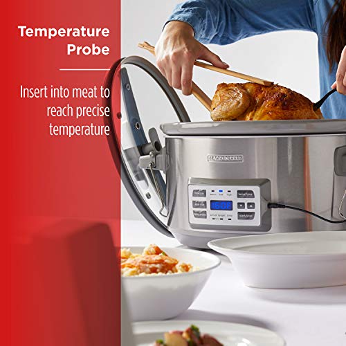 BLACK+DECKER 7-Quart Digital Slow Cooker with Sous Vide
