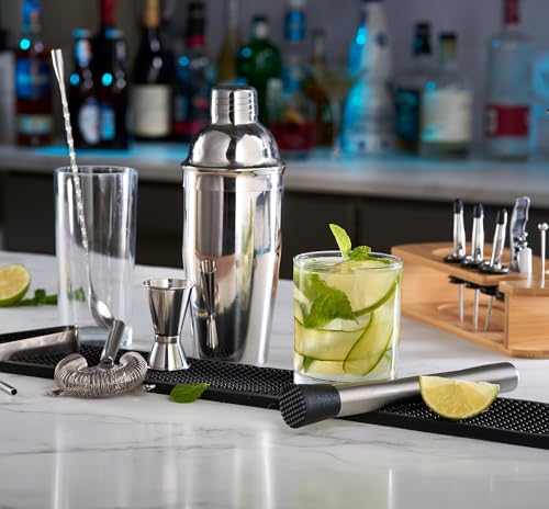 Cocktail Shaker Set - 17 Piece Stainless Steel Mixology Bartender Kit, Drink Martini Shaker, Home Bar Accessories, Cocktail Kit, Stainless Steel Bar Set, Shakers Bartending