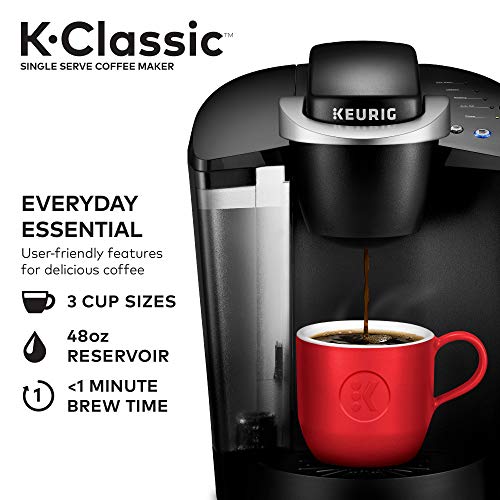 Keurig K-Classic Single-Serve K-Cup Pod Coffee Maker - K50 - Black