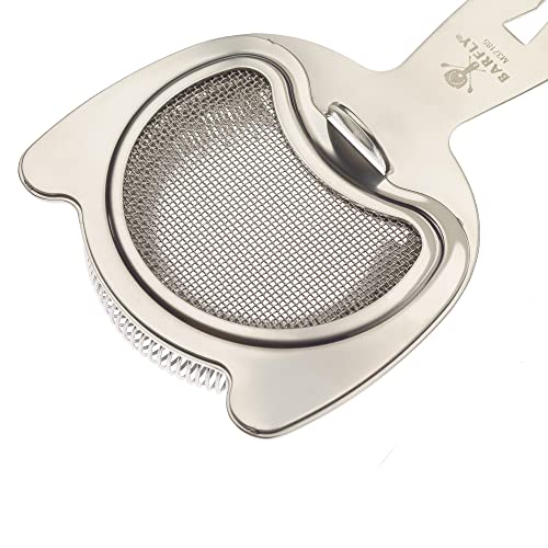 Barfly Fine Mesh Spring Strainer, Stainless Steel