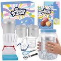 Aizweb Ice Cream Maker for Kids-Science Kits to Make Your Own Ice Cream | STEM Educational Food Science Experiments,Birthday Gifts for Boys&Girls Ages 5–14 | Includes Visual Recipes,Scoop,Cans&Whisks