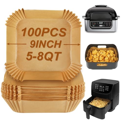 BYKITCHEN Air Fryer Sheets Liners for Ninja AG301 Grill, AF141 Pro 4-in-1 &