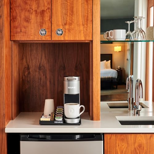 Keurig K-Suite Premium In-Room Hospitality Coffee Maker, Single Cup, Silver/Black