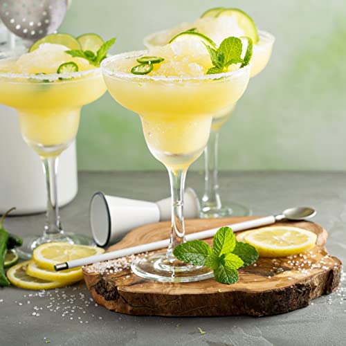 Bella Vino Set of 6 Margarita Glasses Martini Glasses, Whiskey, Gin, Tequila, Tall Cosmopolitan Glasses Bar Drinking Glasses Goblet Gift Set