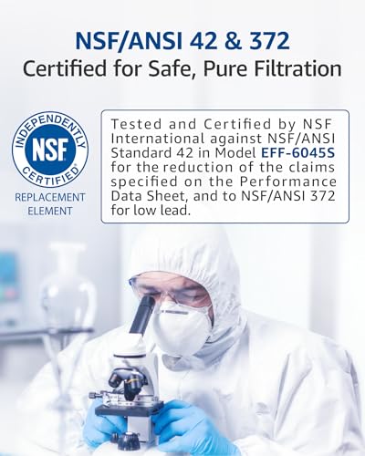 Waterspecialist WS645A Refrigerator Water Filter, Replacement for Samsung® DA97-17376B, HAF-QIN/EXP, HAF-QIN, RF28T5001SR, DA97-08006C, RS27T5200SR, RF28R7351SG, RF24R7201SR, RF27T5201SR, 3 Pack