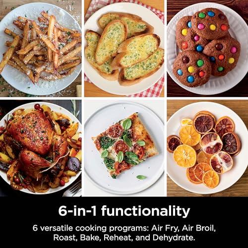 Ninja DoubleStack XL 2-Basket Air Fryer, Smart Cook System, DoubleStack Technology Cooks 4 Foods at Once, 10 QT, 6-in-1, Air Fry, Broil, Bake, Easy Meals, Easy Clean,Grey, SL401 (Renewed)