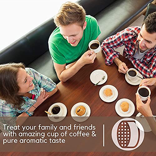 Water Filter for Ninja Dual Brew Coffee Maker and Ninja Single Serve Pods Grounds by PureHQ - Compatible with DualBrew Pro CFP301 CFP307 CFN601 - Includes Holder, 3 Pack of Charcoal Water Filters