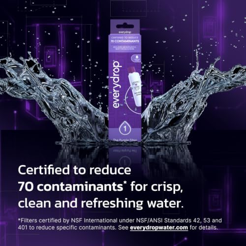everydrop by Whirlpool Ice and Water Refrigerator Filter 1, EDR1RXD1, Single-Pack