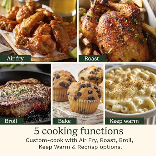 Cuisinart ClearView Large 9-Quart Basket Air Fryer with ClearView Window, Digital Control Panel, 5 Functions, 3 Air Fry Presets, 2 Custom Presets, Easy Clean, PFAS-Free, 3 -Year Warranty, AFC-9