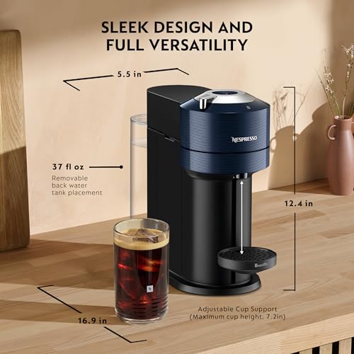 Nespresso Vertuo Next Coffee and Espresso Maker by Breville, Navy Blue