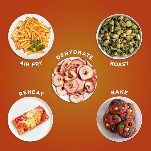 Ninja Air Fryer | 5 QT Capacity fit up to 4lbs of Fries | 5-in-1 Air Fry, Bake, Roast, Reheat, & Dehydrate | 400°F | Air Crisp Technology | 1750 Watts | Nonstick Basket & Crisper Plate | Grey | AF142