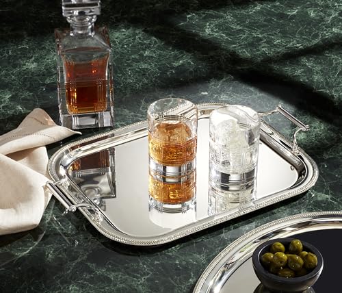 Reed And Barton 896102 Rectangle Silverplate Tray With Handles