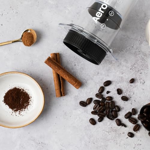 AeroPress Flow Control Filter Cap, Stops Drip for Full Control Over Grind Size & Time, Brew Classics, Espresso Style, Lattes, Cold Brew & More, Fits Standard Size AeroPress Manual Coffee Maker