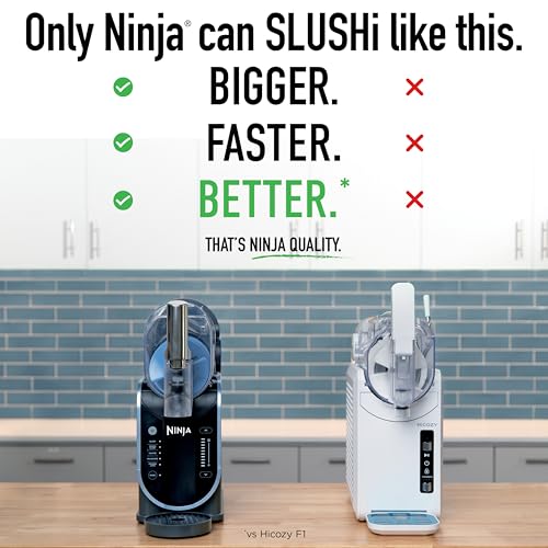 Ninja Slushi Frozen Drink and Slushie Machine, Rapid Chill Technology, 88 Oz Easy Fill Vessel, Dishwasher Safe Parts, Black, 1 Count