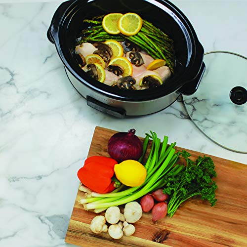NESCO DSC-6-25, Digital Slow Cooker, 6 Quart, Silver