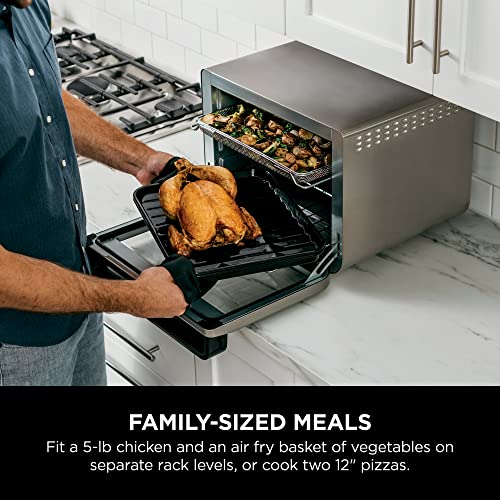 Ninja-DT200-Foodi-8-in-1-XL Pro Air Fry Oven Large Countertop Convection Oven (Renewed)
