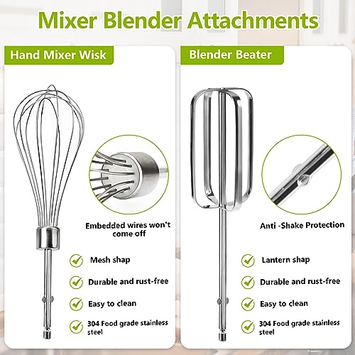 Hand Mixer Beaters Blender Replacement with Hand Mixers Whisk for Hamilton Beach Hand Mixers 62682RZ 62692 62695V 64699 Hand Mixer Egg Beaters Electric Mixer Whisk- 3 Pack
