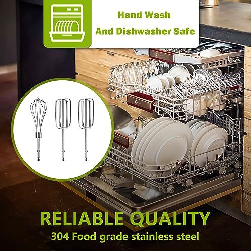 Hand Mixer Beaters Blender Replacement with Hand Mixers Whisk for Hamilton Beach Hand Mixers 62682RZ 62692 62695V 64699 Hand Mixer Egg Beaters Electric Mixer Whisk- 3 Pack