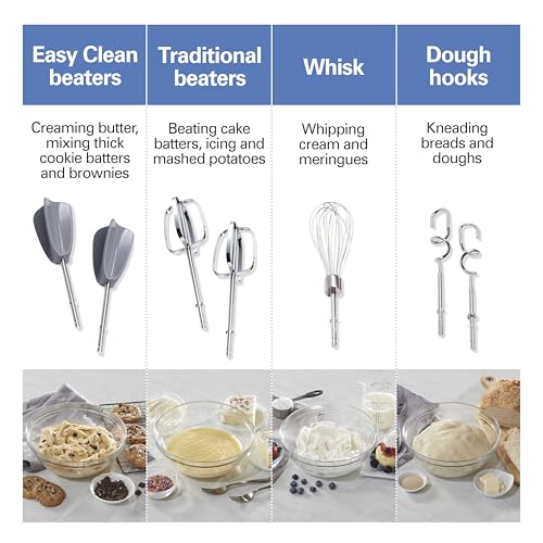 Hamilton Beach 6-Speed Electric Hand Mixer With Easy Clean Beaters