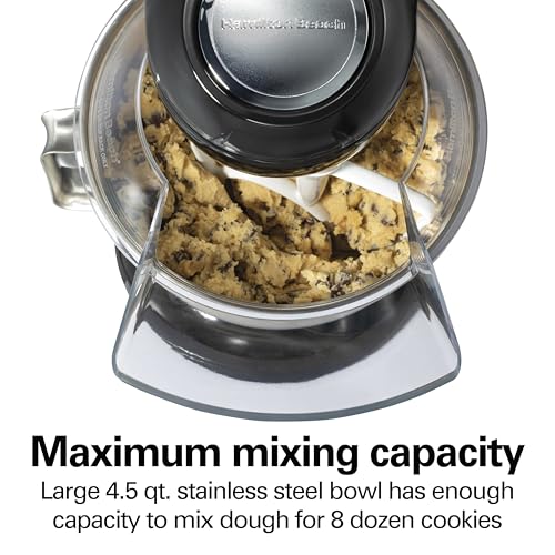 Hamilton Beach Die-Cast Metal Classic Electric Stand Mixer, 12 Speeds