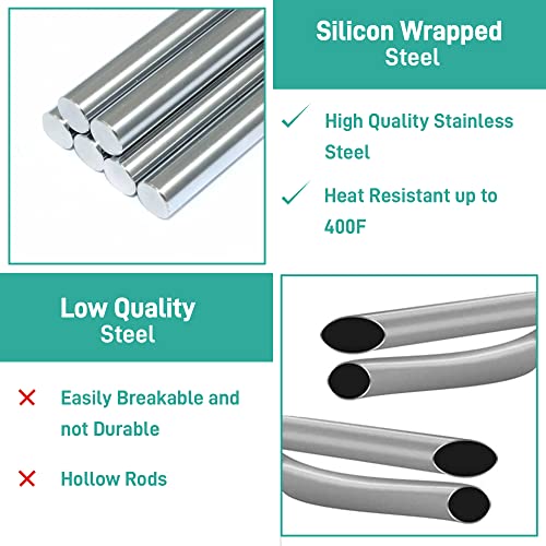 Bellemain Dish Rack Over Sink, Roll Up Dish Drying Rack | Silicone & Stainless Steel Dish Drainer, Dish Drying Mat, Space Saving Drying Rack (Green, Medium)