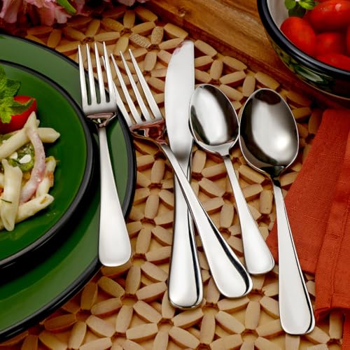 Liberty Tabletop Annapolis 20 Piece Flatware Set service for 4 stainless steel 18/10 Made in USA