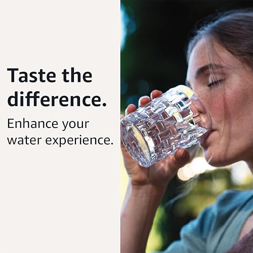 Amazon Basics Enhanced Replacement Water Filters for Water Pitchers, BPA-Free, WQA & NSF Certified, Compatible with Brita Water Pitchers & Drinking Water Filter Systems, 6 Month Filter Supply, 3-Pack
