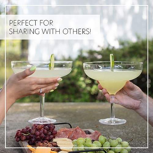 Extra Large Giant Cinco De Mayo Margarita Glass - 34oz - Fits about 3 typical margaritas!
