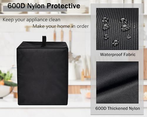 CouldyCasi Air Fryer Cover Heavy Duty Heat-Resistant Waterproof Dust Protective Cover Case for COSORI Air Fryer 2.1 Qt Small Mini Airfryer/Instant Vortex 2QT Mini/DASH Tasti-Crisp Electric Air Fryer